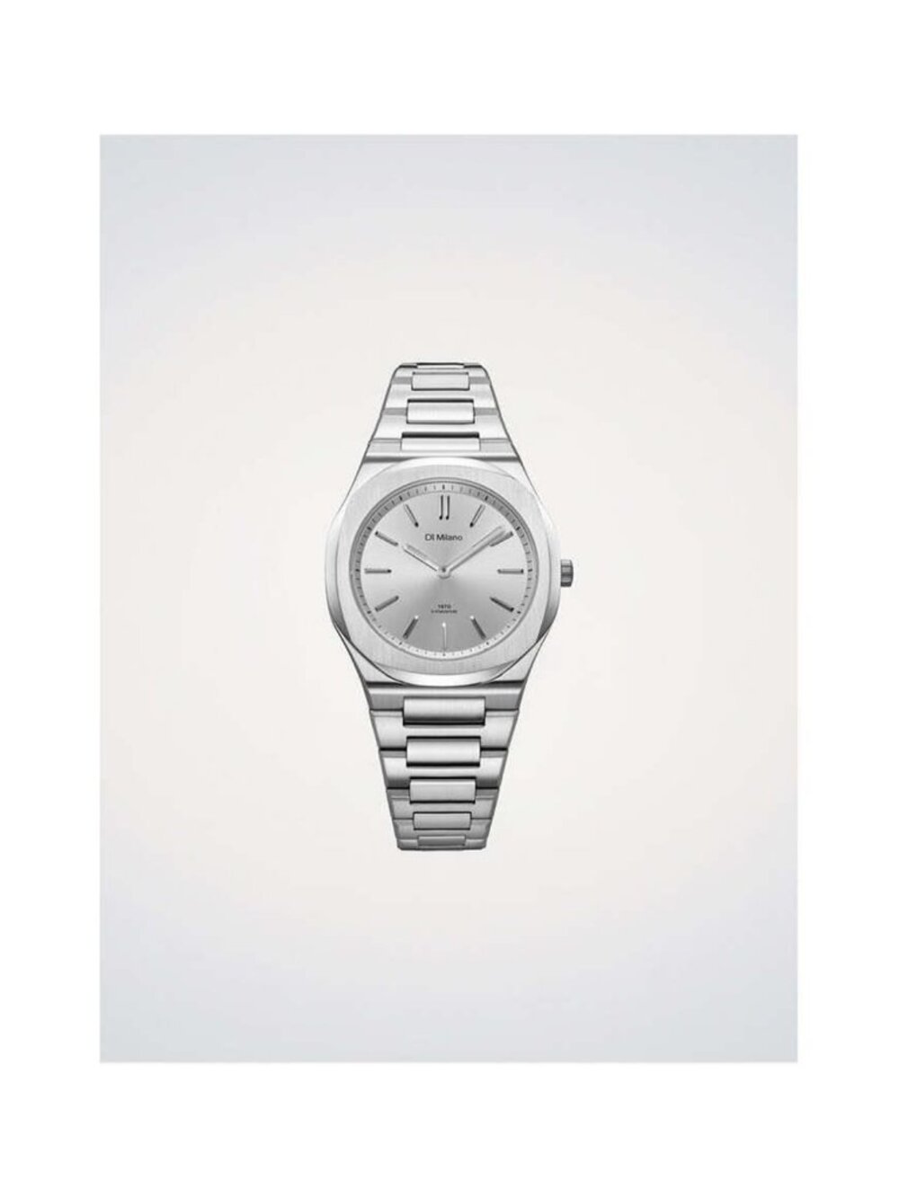 NWT D1 Milano Core Quartz Silver Dial Ladies Watch